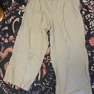 Women’s Casual Tan Linen Pants